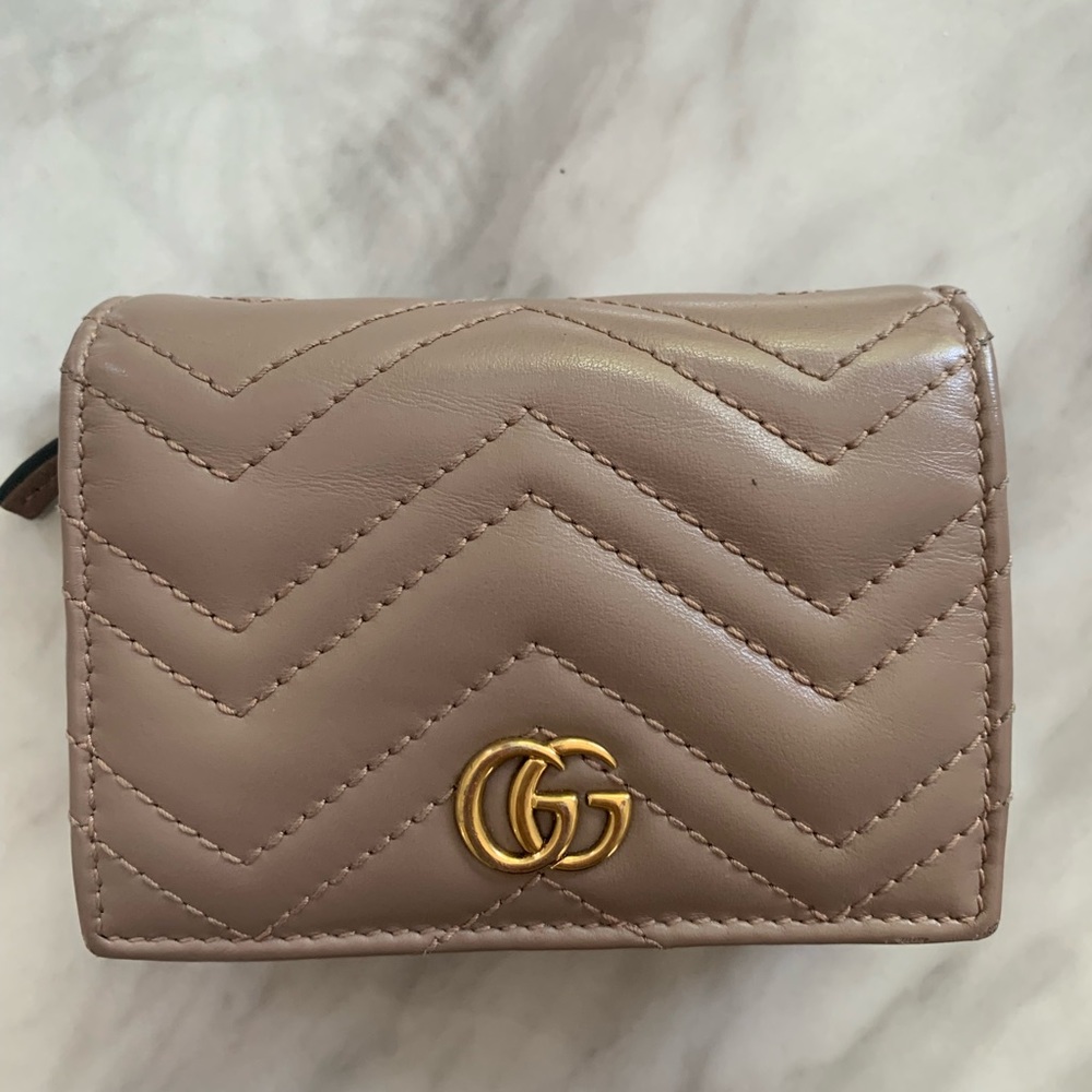 GG Marmont card case wallet
